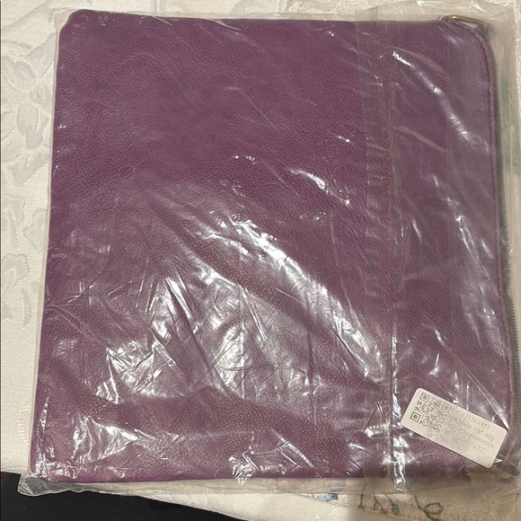 Purple and Gray Tassel Clutch - Picture 2 of 8